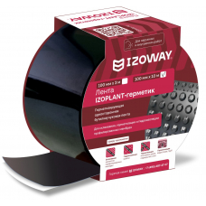 Монтажная лента IZOWAY Izoplant-герметик односторонняя герметизирующая самоклеящаяся, 100 мм * 10 м