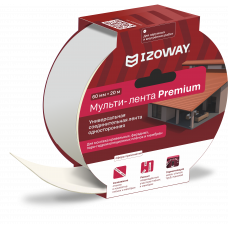 Монтажная лента IZOWAY Мульти-лента Premium для гидропароизоляционных мембран, 60 мм * 20 м